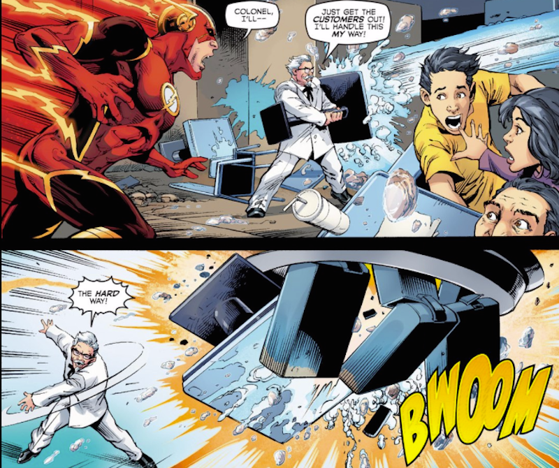 Illustration for article titled The KFC Superhero Comic Is One of the Weirdest Things You’ll Read All Week